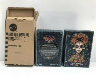 Barbie IN HAND Day Of The Dead Dia De Muertos READY TO SHIP USA Brown Box 3