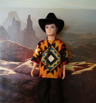 Vintage Topper Dawn Gary Doll Outfit Southwestern Style.  Love This One