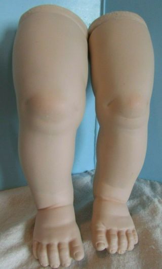 Vintage Porcelain/bisque Collectible Baby Doll Legs 6 " Body Parts H