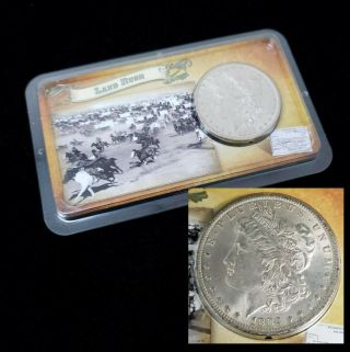 1883 O Us Morgan $1 Silver Dollar Land Rush Wild West Littleton Coin Co Vf - L8326