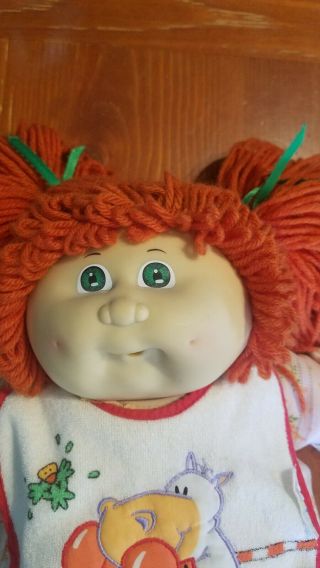 1985 Cabbage Patch Doll Red Haired Green Eyed Girl