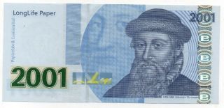 Test Note Louisenthal Long Life Paper 2001 Unc