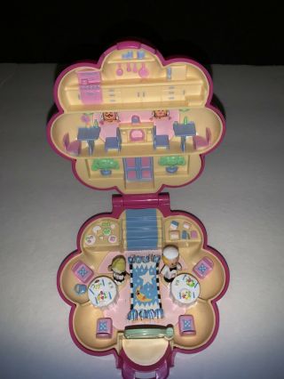 Vintage Bluebird Polly Pocket 1990 Mr.  Fry ' s Restaurant Compact Complete 2