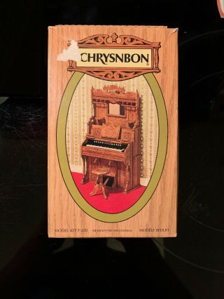 Vintage Chrysnbon Parlor Pump Organ Dollhouse Kit F - 220 Complete Open Unbuilt
