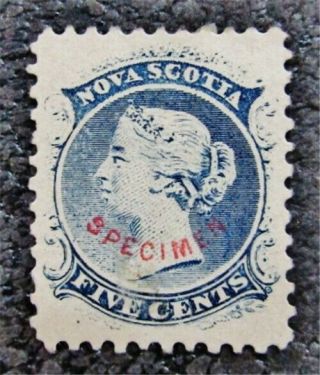 Nystamps Canada Nova Scotia Stamp 10 Og H Specimen