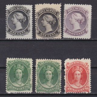 Canada Prince Edward Island 1860,  Cv £50,  Part Set,  Mnh