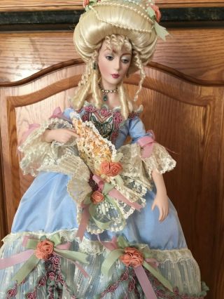 Franklin Marie Antoinette Rare Collectible Porcelain Doll