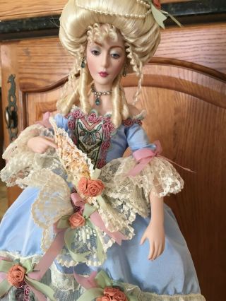 Franklin Marie Antoinette RARE Collectible Porcelain Doll 2