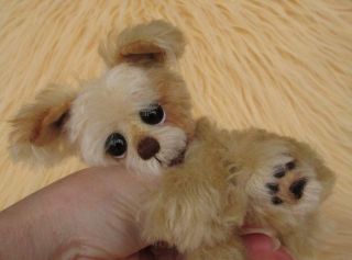 Dusty Dog Ooak Hand Sewn Collectable Artist Bear By Joxy Bears