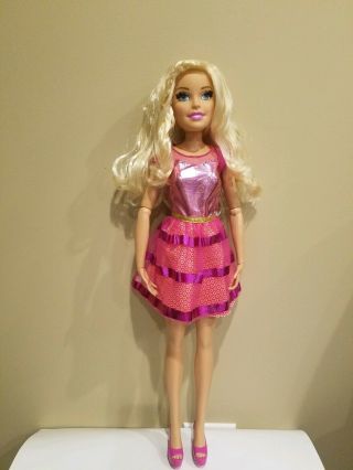 Mattel Barbie Best Fashion Friend 28 " Poseable Blond Articulated Doll Age 3,
