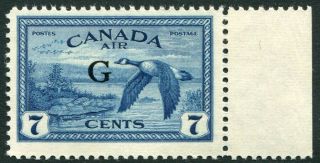 Canada - 1950 - 52 7c Blue Official Sg 0190 Unmounted V21074
