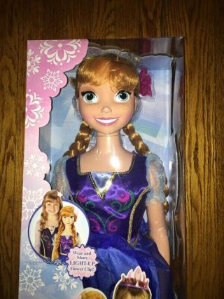 Disney Frozen My Size ANNA Doll 38 in - 2014 1st Edition FACTORY - 2