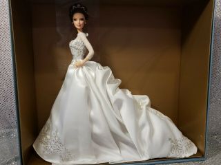 Reem Acra Bride Barbie Doll 2007 Gold Label Mattel K7968 Nrfb