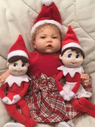 Reine,  By Ping Lau,  A Cute Baby Girl Ready To Celebrate The Holidays With You