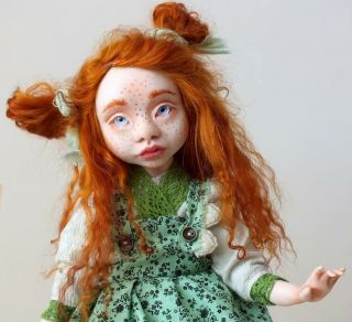 Ooak Art Doll,  Collectible Art Doll,  Interior Doll,  Totally Hand Made