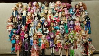Ever After High And Monster High Dolls (42)