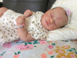 Reborn Baby Girl from Brooklyn Asleep Denise Pratt 2