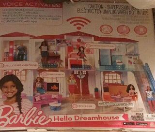 Barbie Hello Dreamhouse With Wifi Voice Activated Mattel