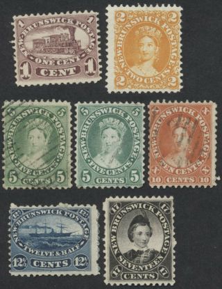 Brunswick 6 - 11 Cents Issue Or Set,  Extra Shade 5c,  Vg To Vf