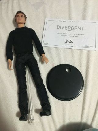 Barbie Divergent Four Tobias Doll With Stand,  Box Not