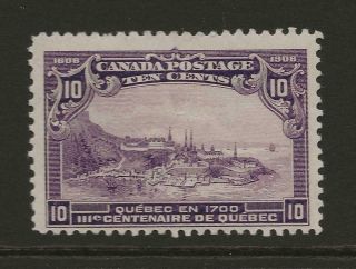Canada Sg193 10c Violet Tercentenary Fine Cat £100