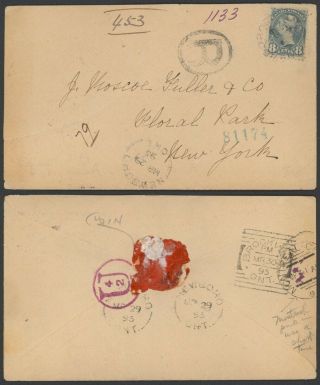 Canada 1895 - Registered Cover To York 28403/2