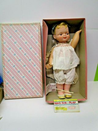 Vintage American Doll & Toy Company Chuckles Doll Mib 22 "