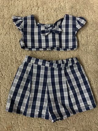 American Girl Nanea Mitchell Palaka Outfit Euc Top And Shorts Only