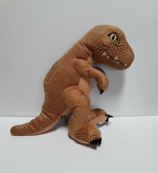 Build - A - Bear Jurassic World T - Rex Dinosaur Plush Stuffed Brown Soft Animal 19 "