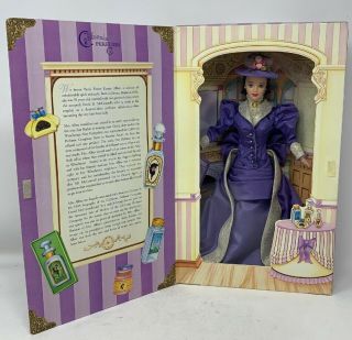 Barbie Doll Mrs.  Pfe Albee Avon 1997 1st In Series Victorian Purple