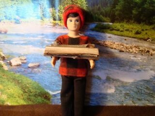 Vintage Topper Dawn Gary Doll Outfit Lumber Jack.  Love This One