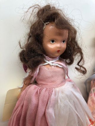 5.  5 - 6.  5”Vintage Nancy Ann Storybook Dolls Assorted Set Of 5 Dolls All Bisque F 2