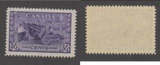 Mnh Canada 50 Cent Munitions Stamp 261 (lot 15862)