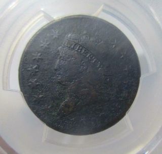 1810 PCGS F Details Copper Classic Head Large Cent MF - 4501 2