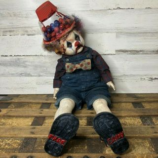 Gumbo - Royally Creepy Creations Clown Horror Halloween Goth Scary Ooak Doll