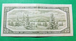 1954 Bank of Canada 20 Dollar Note - VF25 2