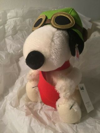 Steiff Snoopy Flying Ace Stuffed Toy Plush Doll Exclusive Peanuts Limited 1500