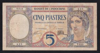 French Indochina,  Banque De L 
