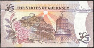 THE STATES OF GUERNSEY 5 POUNDS (1996) P:56b UNC 2