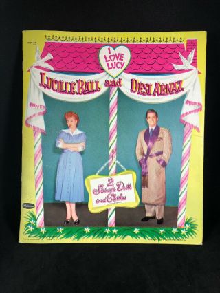 Vintage I Love Lucy Paper Dolls Lucille Ball Desi Arnaz (22)