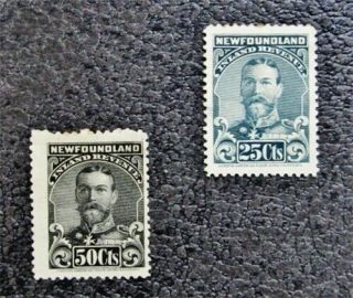 Nystamps Canada Newfoundland Revenue Stamp Unlisted