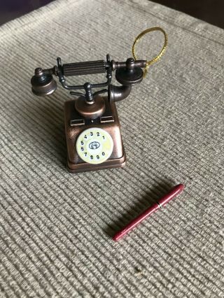 American Girl Kit Fountain Pen And Antique Phone 18 " Doll