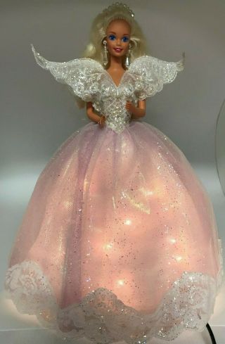 ANGEL LIGHTS Barbie Doll - Christmas Tree Topper - NIB 2