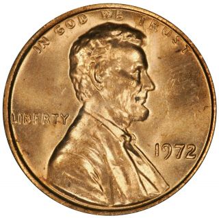 1972 Lincoln Cent - Doubled Die Obverse Fs - 102 Ddo - 002 Anacs Ms 63 Red