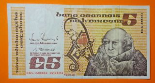 Ireland: Irish Five Pound Note Dated 7.  5.  1993.  Scotus.