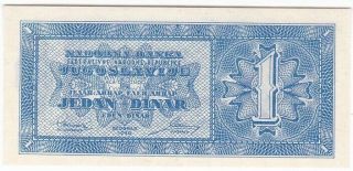 Yugoslavia Informbiro 1 Dinar 1950 P.  67p Unc
