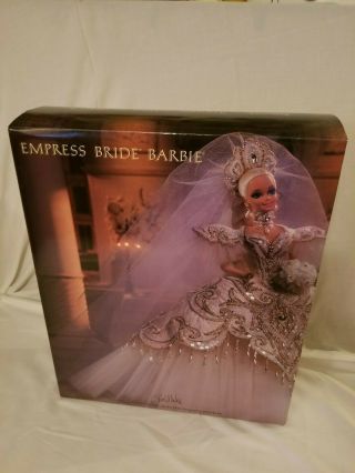 Designer Bob Mackie Empress Bride Barbie Doll Nib W/shipper Box 1992