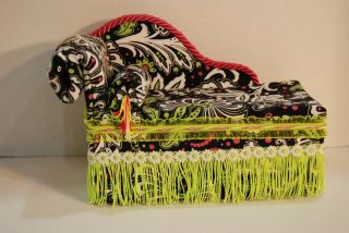 Monster High Doll Ooak Couch Chaise Lounge Chair For Dolls Multi - Color