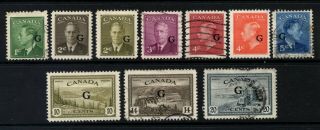 Canada Official Lot Cat £36 G Ovp Mounted & Fine
