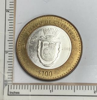 México.  Estado De Guerrero.  $100 Pesos.  2005.